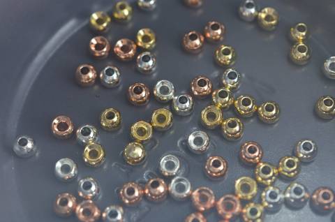 Raven and Wolf 3.0mm Round Tungsten Beads
